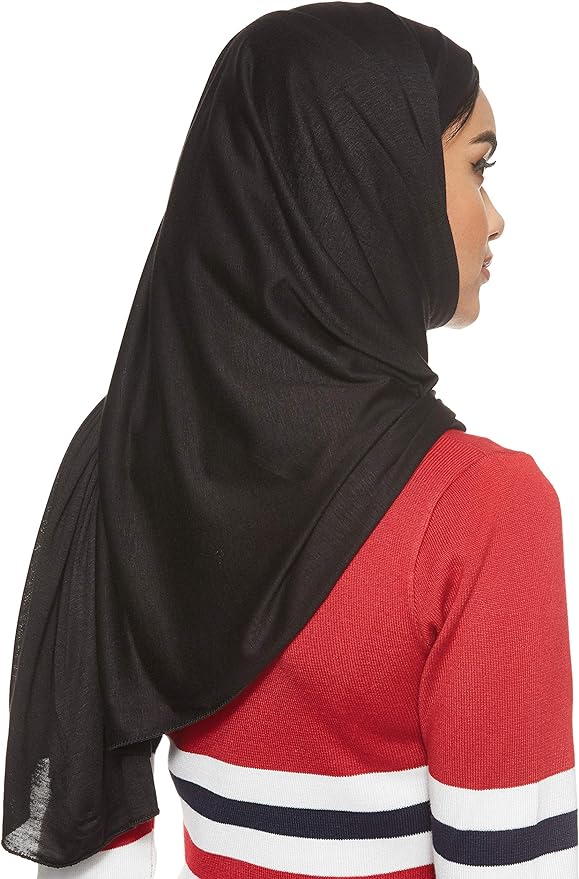 SHADOW Jersey Stretch Shailah Hijab Muslim Islamic Arab Scarf Headscarf Abaya Shawl Scarves Soft, One Size - 65 x 165 cm 02 SHADOW Jersey Stretch Shailah Hijab Muslim Islamic Arab