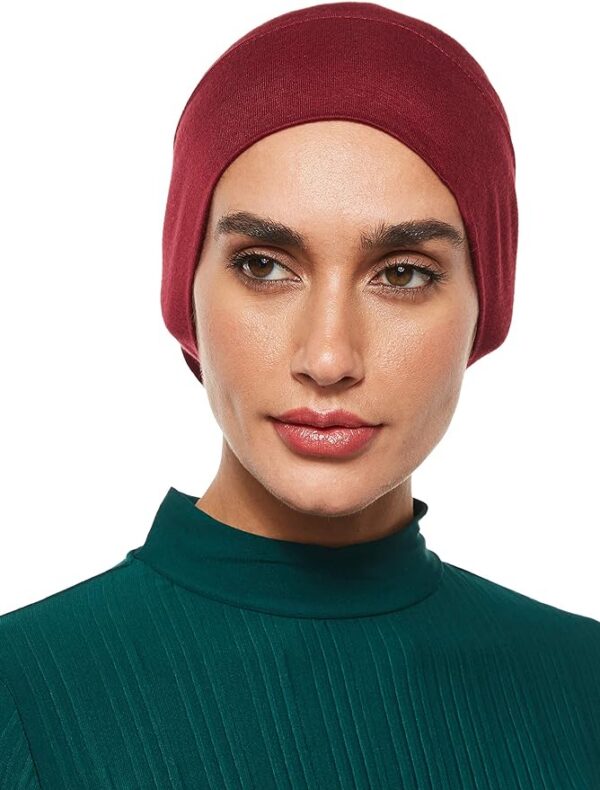 SHADOW Women's Hijab Jersey Cap Under Scarf Islamic Muslim Plain Tube Stretchable Head Band Bonnet Underscarf 07 Under Scarf Islamic Muslim Plain Tube Stretchable