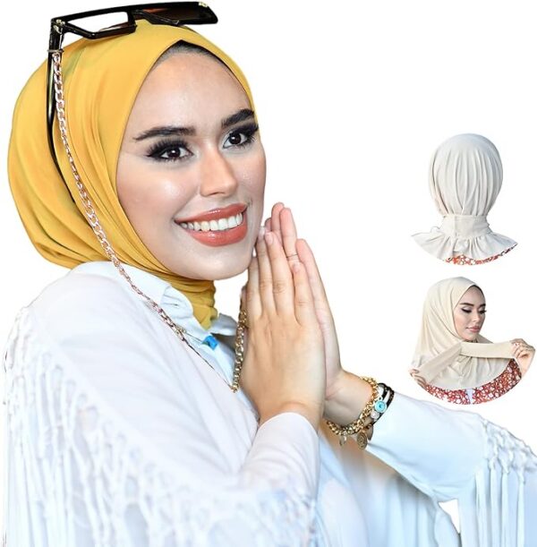 Snap Hijab-Turbans for Women-Hijab for Women Hair Wraps-Head Wraps for Women Hijab Undercap-Caps-Instant Hijab 07 Women Hijab Undercap-Caps-Instant Hijab