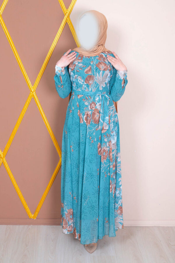 Chiffon Floral Dress 1 Chiffon Floral Dress