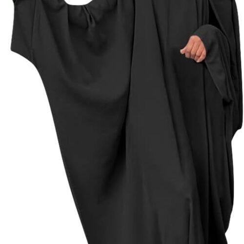 IKADEX Muslim Dress for Women Pakistani Kaftan Abaya Robe + Hijab Arabic Islamic Prayer Clothes Dubai Outfits 01 IKADEX Muslim Dress for Women Pakistani Kaftan Abaya Robe