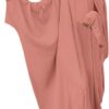 IKADEX Muslim Dress for Women Pakistani Kaftan Abaya Robe + Hijab Arabic Islamic Prayer Clothes Dubai Outfits 02 IKADEX Muslim Dress for Women Pakistani Kaftan Abaya Robe
