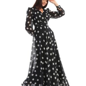 Black and White Beautiful Unique Pattern Dress